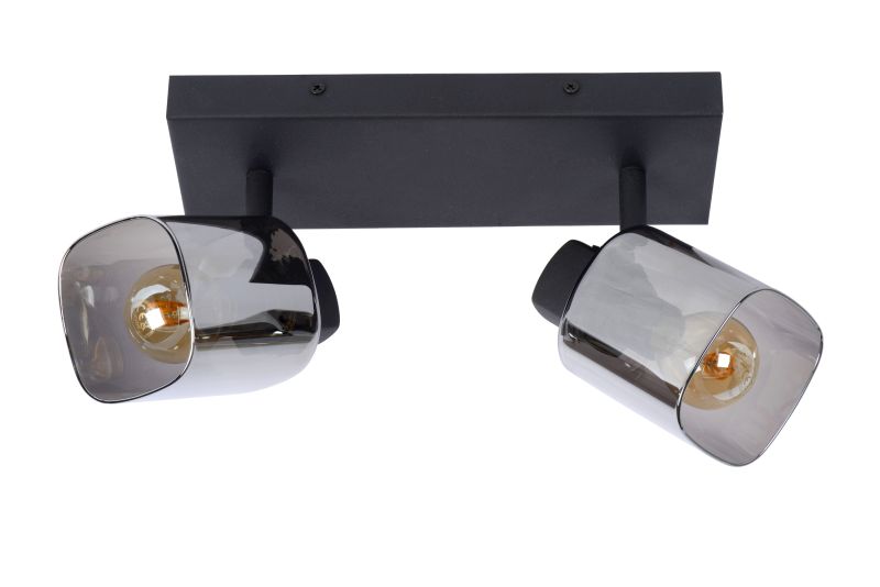 Lucide ALION - Stropné bodové svietidlo - 2xE14 - Čierne